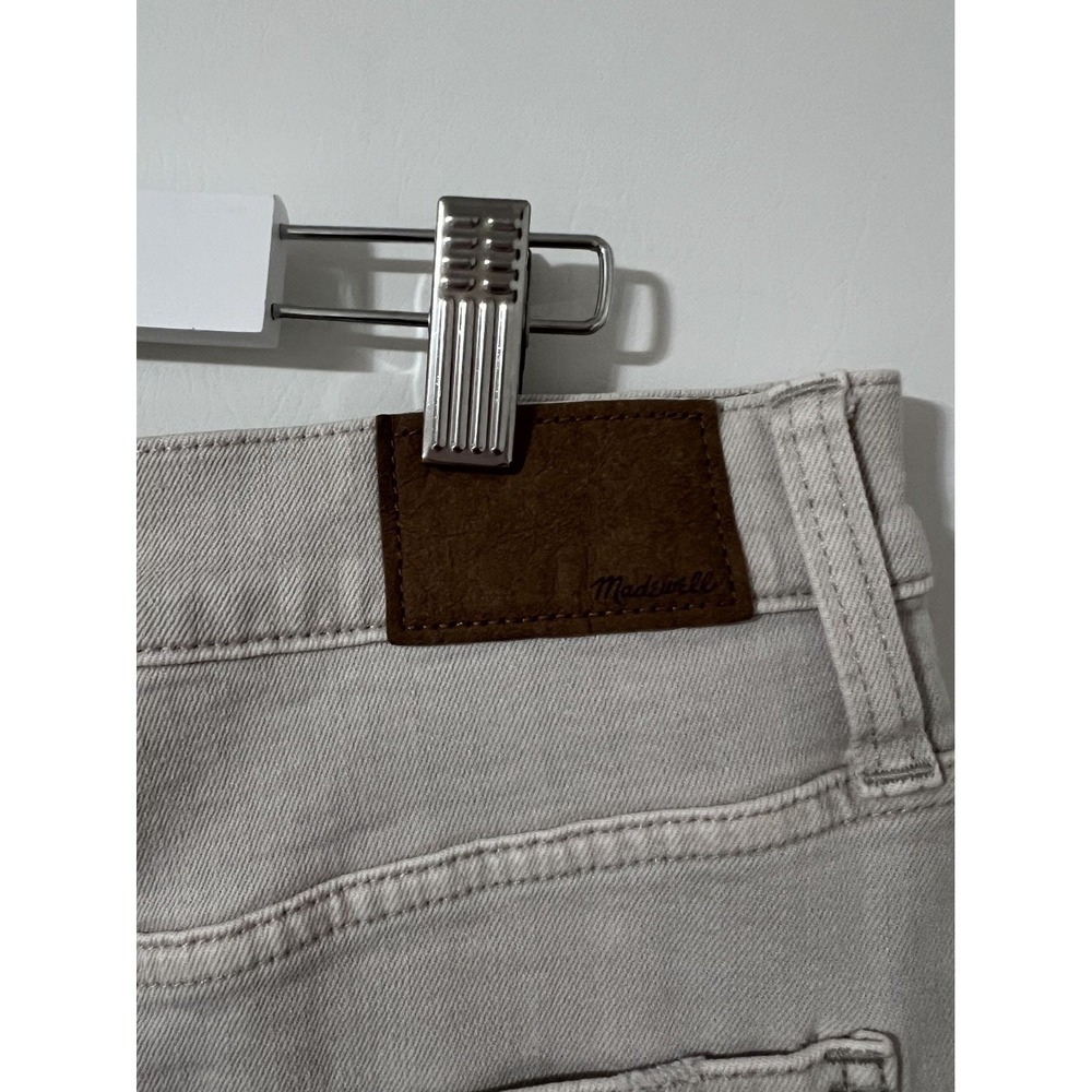 Madewell Light Gray The Perfect Vintage Wide-Leg Crop Jean Size 31 - Picture 6 of 9